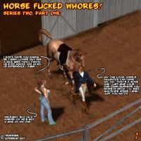 Horse Fucked Whores 1-2